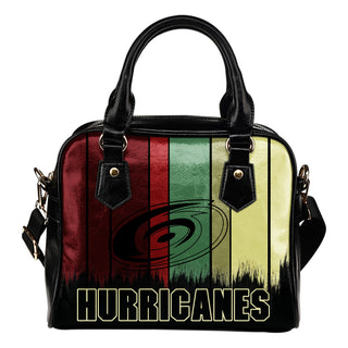 Vintage Silhouette Carolina Hurricanes Purse Shoulder Handbag