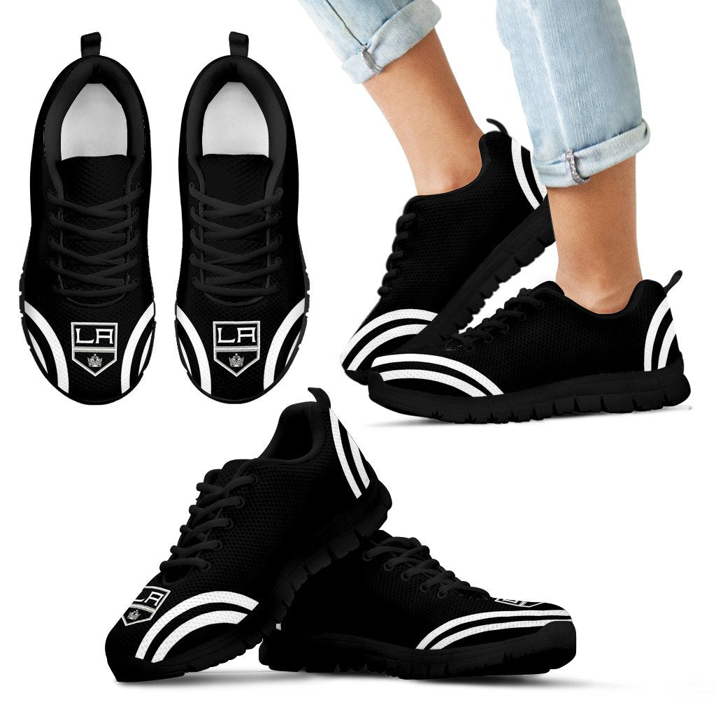 Lovely Curves Stunning Logo Icon Los Angeles Kings Sneakers