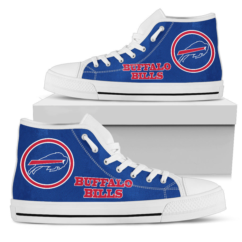 Circle Logo Buffalo Bills High Top Shoes – Best Funny Store