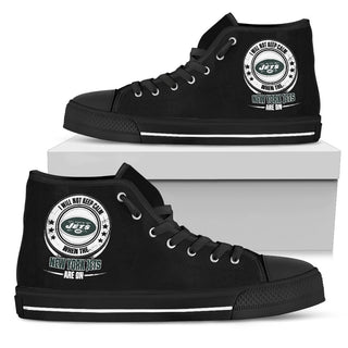 I Will Not Keep Calm Amazing Sporty New York Jets High Top Shoes