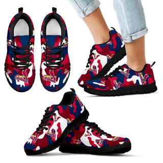 St. Louis Cardinals Cotton Camouflage Fabric Military Solider Style Sneakers