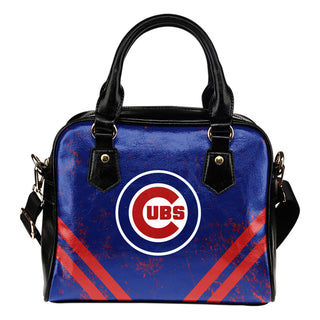 Couple Curves Light Good Logo Chicago Cubs Shoulder Handbags