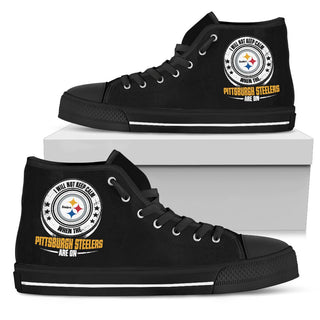 I Will Not Keep Calm Amazing Sporty Pittsburgh Steelers High Top Shoes