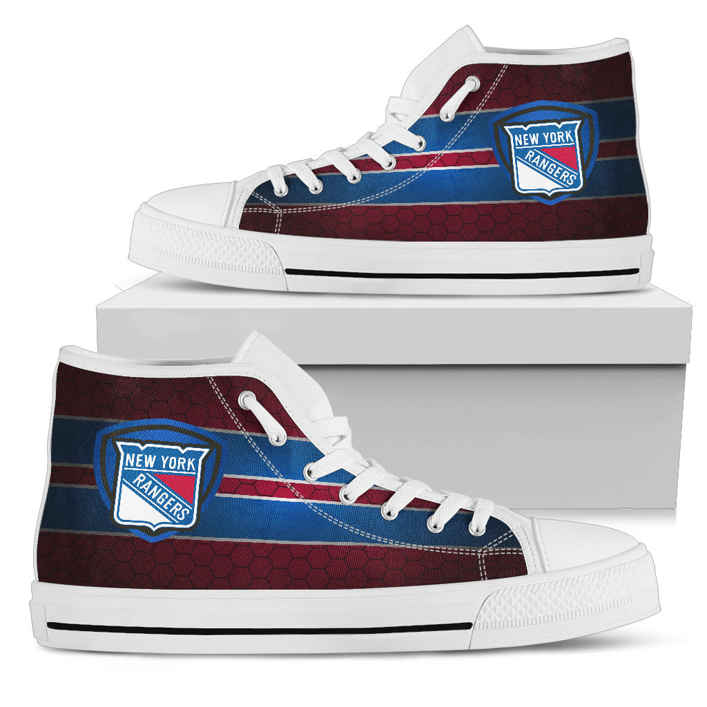 The Shield New York Rangers High Top Shoes