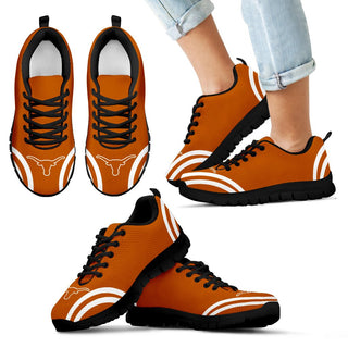 Lovely Curves Stunning Logo Icon Texas Longhorns Sneakers