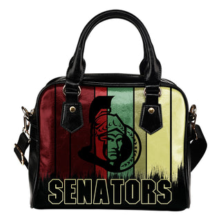 Vintage Silhouette Ottawa Senators Purse Shoulder Handbag