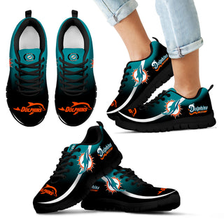 Mystery Straight Line Up Miami Dolphins Sneakers