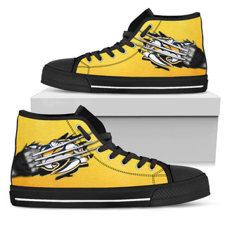 Scratch Of The Wolf Nashville Predators High Top Shoes