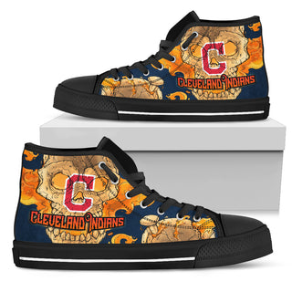 I Am Die Hard Fan Your Approval Is Not Required Cleveland Indians High Top Shoes