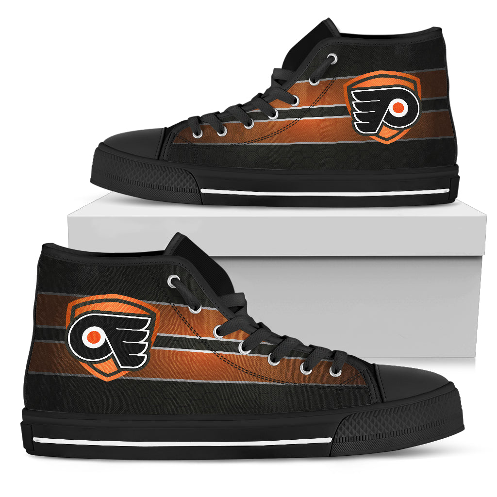 The Shield Philadelphia Flyers High Top Shoes