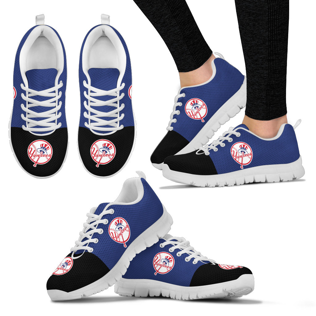 Two Colors Aparted New York Yankees Sneakers