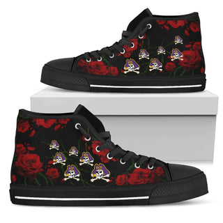 Lovely Rose Thorn Incredible East Carolina Pirates High Top Shoes