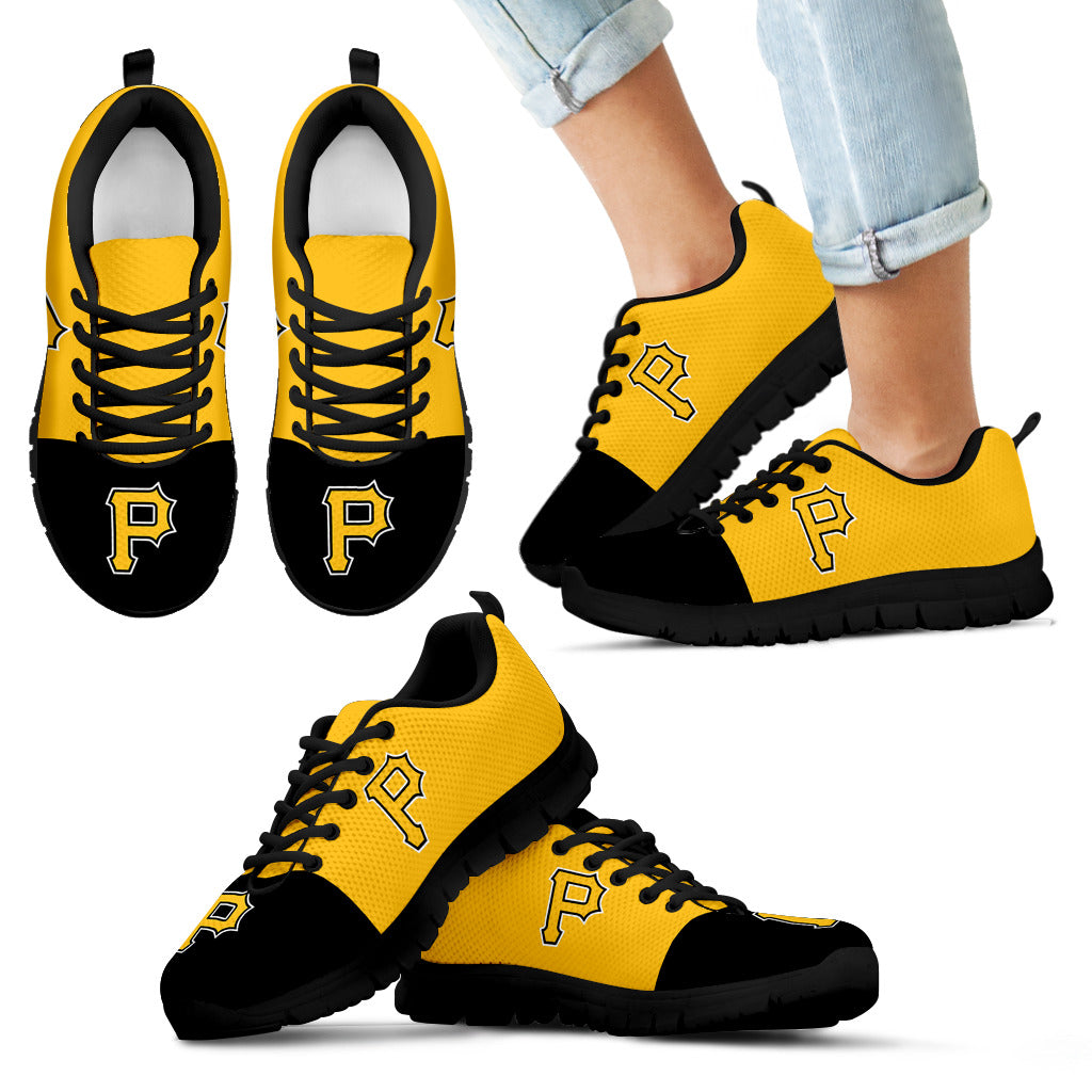 Two Colors Aparted Pittsburgh Pirates Sneakers