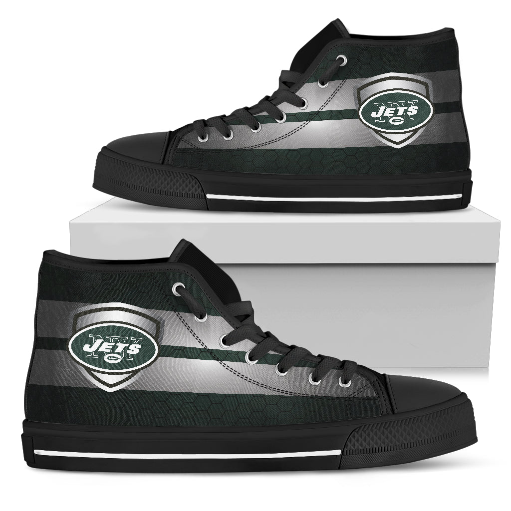 The Shield New York Jets High Top Shoes