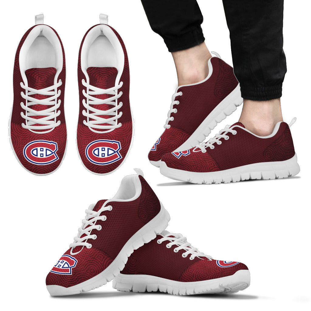 Seamless Line Magical Wave Beautiful Montreal Canadiens Sneakers
