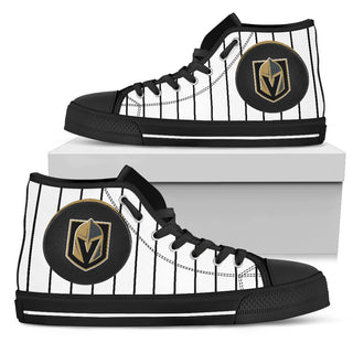 Straight Line With Deep Circle Vegas Golden Knights High Top Shoes