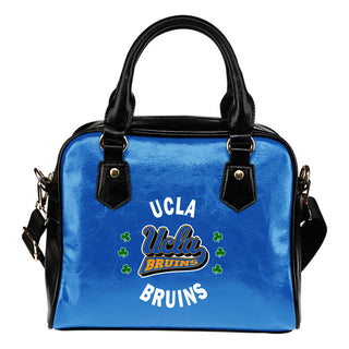 Central Beautiful Logo Circle Lucky Leaf UCLA Bruins Shoulder Handbags