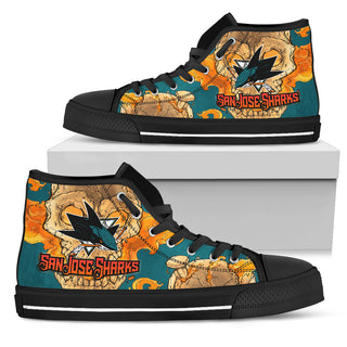 I Am Die Hard Fan Your Approval Is Not Required San Jose Sharks High Top Shoes