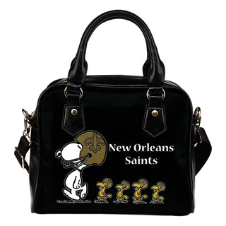 Lovely Animal Team New Orleans Saints Shoulder Handbag