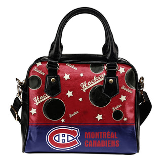 Personalized American Hockey Awesome Montreal Canadiens Shoulder Handbag