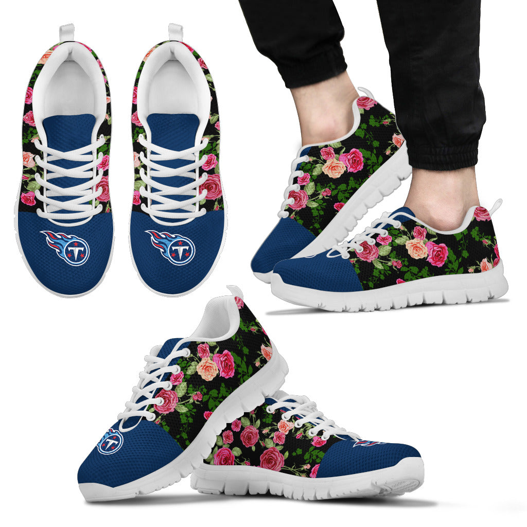 Vintage Floral Tennessee Titans Sneakers