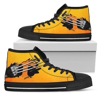 Scratch Of The Wolf Tennessee Volunteers High Top Shoes