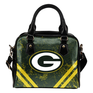 Couple Curves Light Good Logo Green Bay Packers Shoulder Handbags