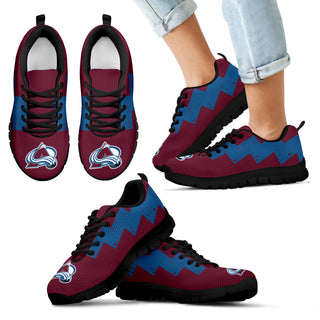 Dragon Flying Fancy Colorado Avalanche Logo Sneakers