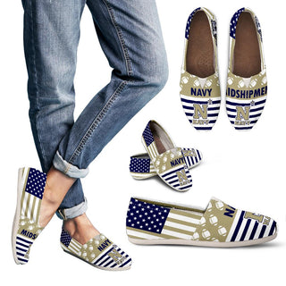American Flag Navy Midshipmen Casual Shoes