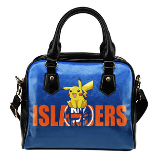 Pokemon Sit On Text New York Islanders Shoulder Handbags