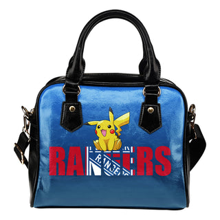 Pokemon Sit On Text New York Rangers Shoulder Handbags