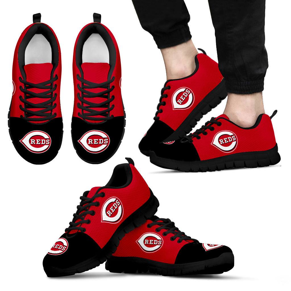 Two Colors Aparted Cincinnati Reds Sneakers