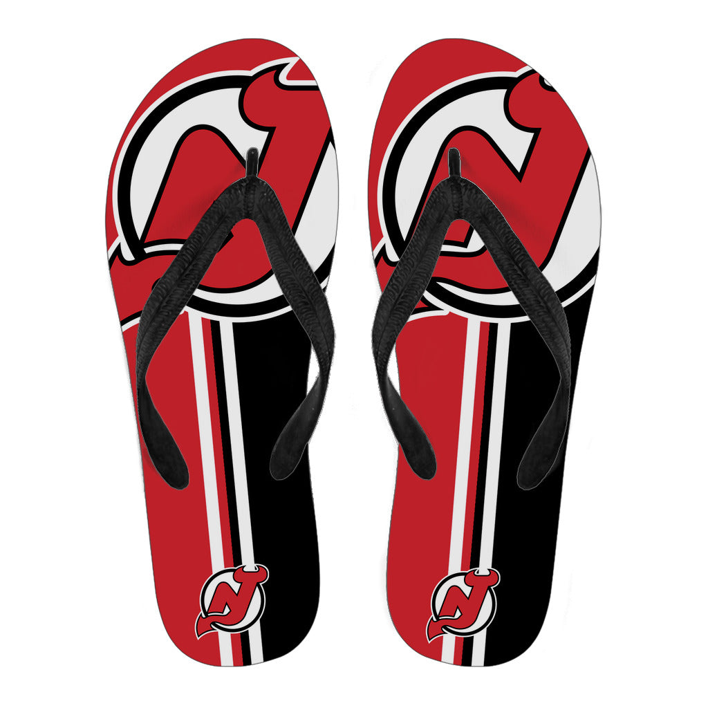 New Jersey Devils Fan Gift Two Main Colors Flip Flops