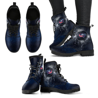 Secret Green Sun And Moon Dreamcatcher Columbus Blue Jackets Boots