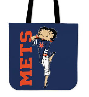 BB New York Mets Tote Bag For Women - Best Funny Store