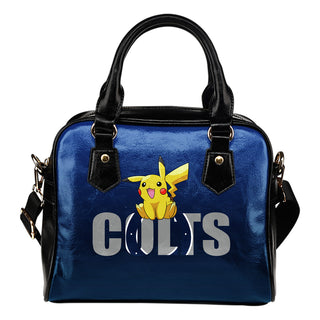 Pokemon Sit On Text Indianapolis Colts Shoulder Handbags