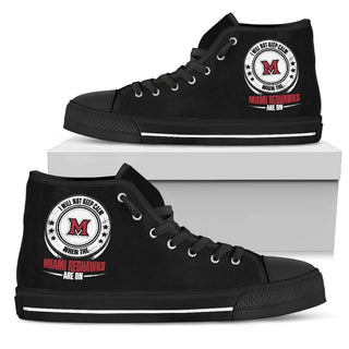 I Will Not Keep Calm Amazing Sporty Miami RedHawks High Top Shoes