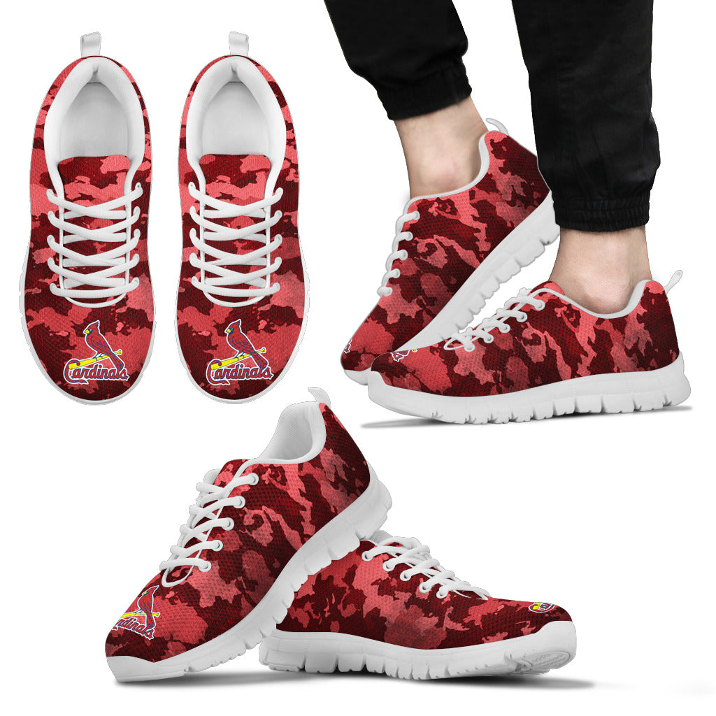 Arches Top Fabulous Camouflage Background St. Louis Cardinals Sneakers
