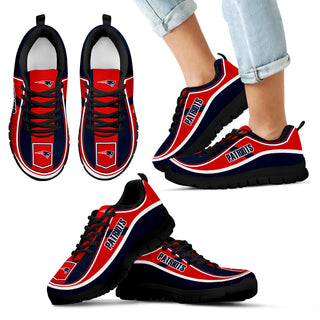 Vintage Color Flag New England Patriots Sneakers