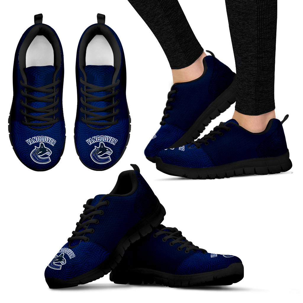 Seamless Line Magical Wave Beautiful Vancouver Canucks Sneakers