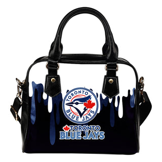 Color Leak Down Colorful Toronto Blue Jays Shoulder Handbags