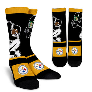 Talent Player Fast Cool Air Comfortable Pittsburgh Steelers Socks