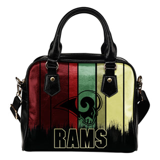 Vintage Silhouette Los Angeles Rams Purse Shoulder Handbag