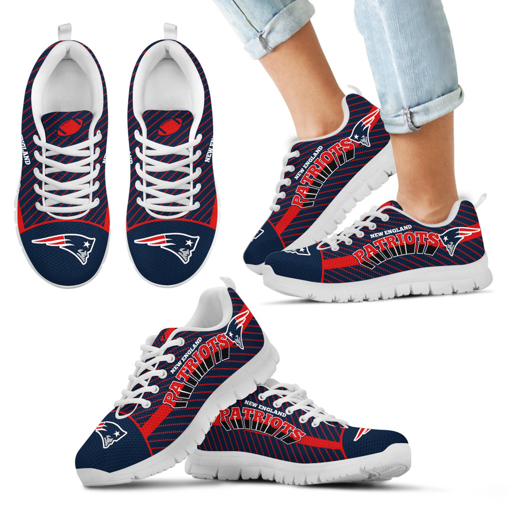 Lovely Stylish Fabulous Little Dots New England Patriots Sneakers