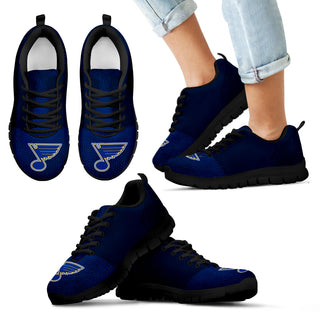 Seamless Line Magical Wave Beautiful St. Louis Blues Sneakers