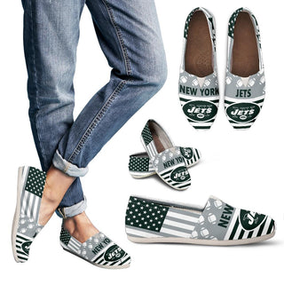 American Flag New York Jets Casual Shoes
