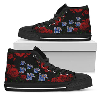 Lovely Rose Thorn Incredible Memphis Tigers High Top Shoes