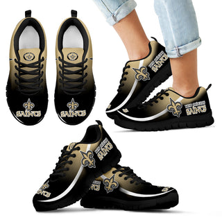 Mystery Straight Line Up New Orleans Saints Sneakers