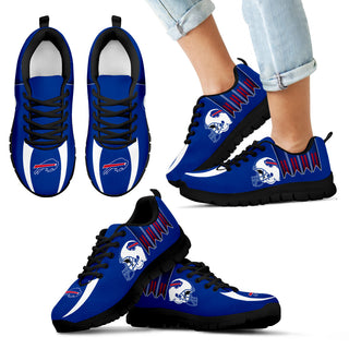 Vintage Four Flags With Streaks Buffalo Bills Sneakers