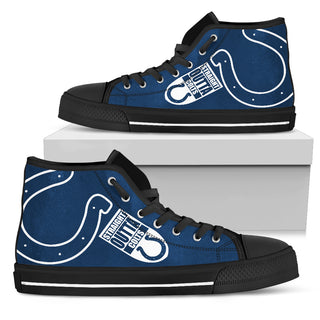 Straight Outta Indianapolis Colts High Top Shoes
